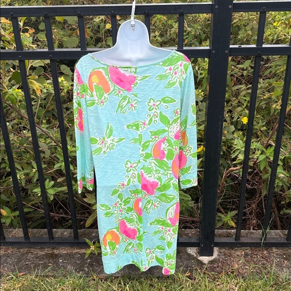 LILLY PULITZER Marlowe Pool Pink Lemonade Dress size medium - Picture 2 of 7